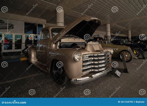 Chevy 3100 Pickup during SEMA Show at Las Vegas Convention Center ...