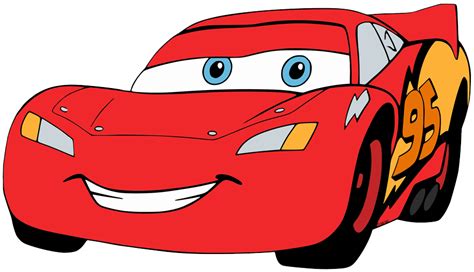 Cars Lightning Mcqueen Clipart Digital PNG Printable - Etsy