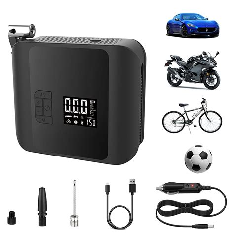Buy Woowind CP3 150PSI Tire Inflator Portable Air Compressor for Car ...