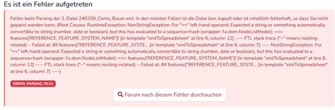 Verschachtelte XML -> Spreadsheet - Fragen und Antworten - Synesty Forum