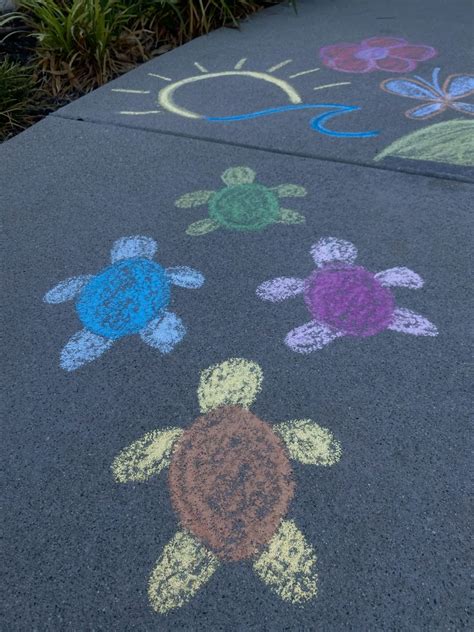 Easy Chalk Drawings Ideas