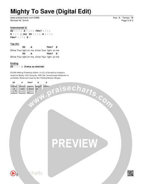 Image result for Mighty to Save Tutorial