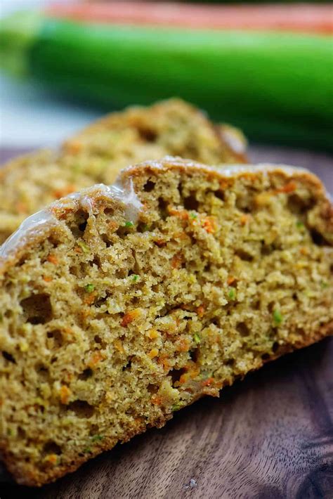 Zucchini Carrot Bread - Cup of Yum