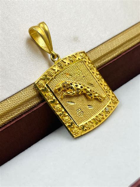1 GRAM GOLD JAGUAR PENDANT FOR MEN DESIGN A-493 – Radhe Imitation