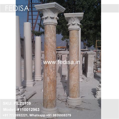 Brick Columns Designs Cement Design Pillar Round Pillar Plaster Design