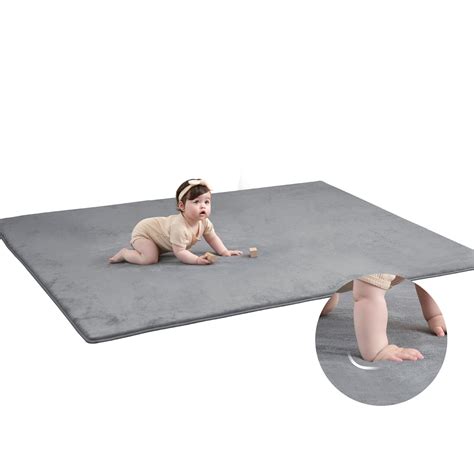 Memory Foam Baby Play Mat for Playpen,Thick&Large Crawling Mat for ...