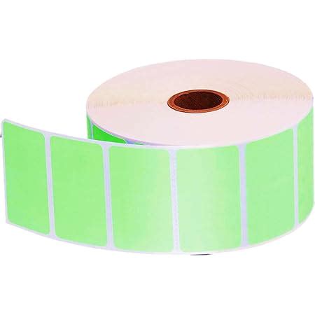 Chahat Traders- Colored Label Rolls- Green Color Labels- 100 mm by 50mm ...