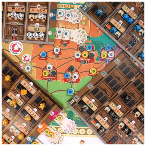 Buy Carnegie sticker set - MeepleStickers - Accessories