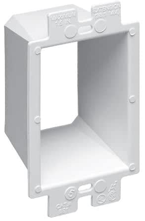 Arlington BE1 Extension 1 gang plastic switch box BE1 : Amazon.in ...