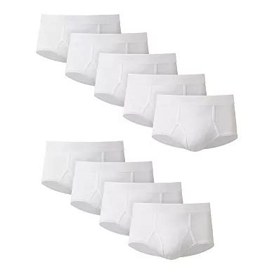 Men's Hanes® Ultimate 7+2 Bonus Pack Full-Cut White Briefs