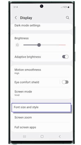 Samsung Galaxy Smartphone - Change the Display Settings | Samsung India