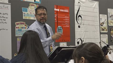 Arizona Teacher of the Year inspires his students with music | 12news.com