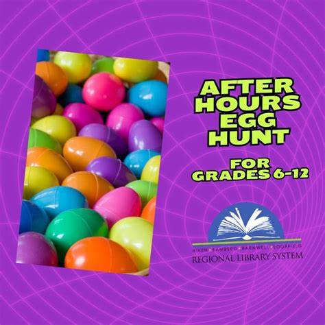 After Hours Egg Hunt, Aiken County Public Library, 5 April 2024 ...