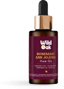 Wild Oak Rosemary, Bhringraj & Jojoba Hair Growth Oil | Strengthens ...