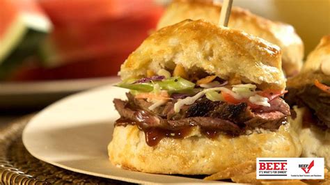 Harps Foods - Recipe: BBQ Beef Biscuit Sliders