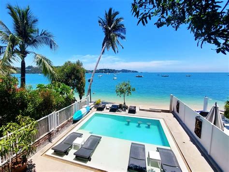 Beachfront Seaview Studio in Villa & Infinity Pool - Flats for Rent in ...
