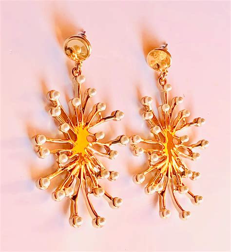 Rose Gold Dangling Unique Earrings Design – Maisha