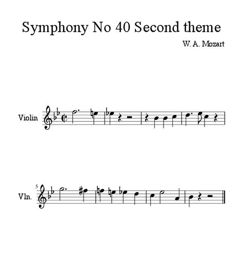 The Music Salon: Mozart: Symphony No. 40 in G minor