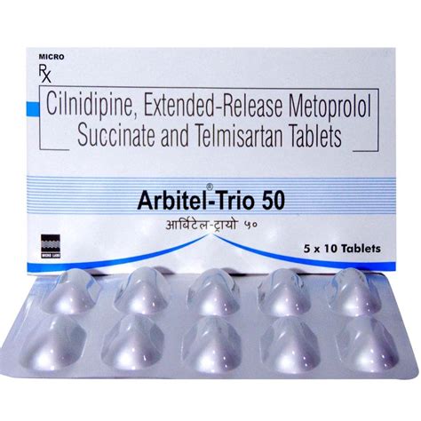 Arbitel-Trio 50 Tablet | Uses, Side Effects, Price | Apollo Pharmacy