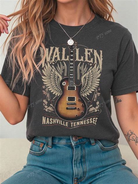 Black Washed Loose T-Shirt - Round-Neck Short-Sleeved Top With Letter ...