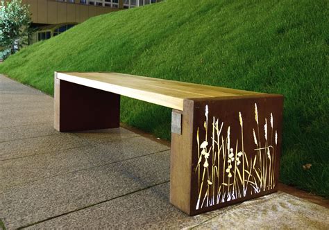 Modern Outdoor Bench