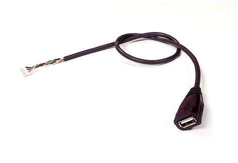 Erh India (Pack of 1 USB Female Socket Connector with Wire Type A USB 2 ...