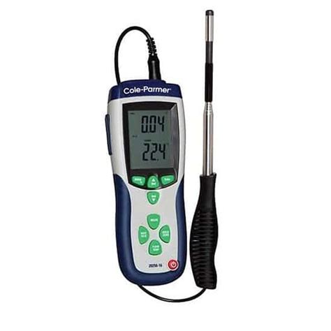 Cole-Parmer Hot-Wire Thermoanemometer with NIST-Traceable Calibration ...
