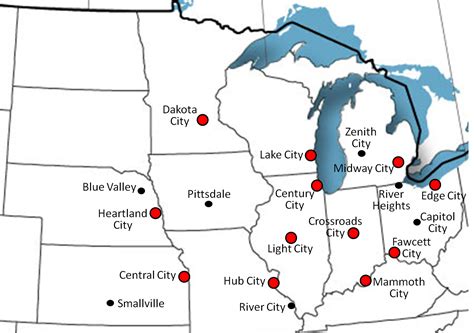 United States Map Dc Comics