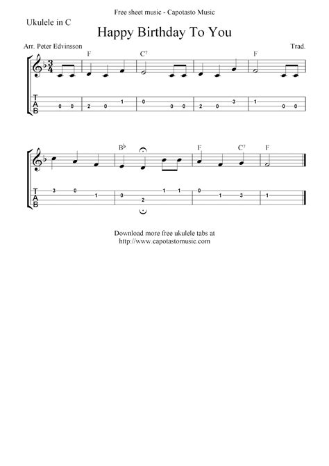 Happy Birthday Ukulele Chords Key Of G at Cynthia Fortunato blog