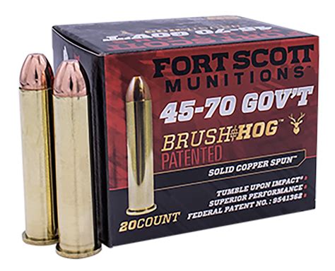 Fort Scott Munitions Brush Hog 45-70 Gov 300gr (tui) - .45-70 Govt ...