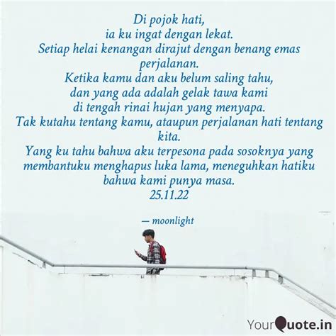 Di pojok hati, ia ku inga... | Quotes & Writings by moonlight | YourQuote