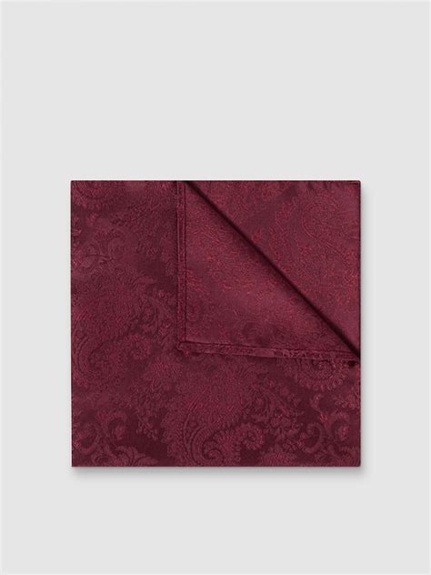 Buy Antique Rogue Red Paisley Handkerchief from Next India