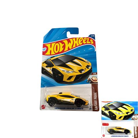 Lamborghini Huracan Sterrato Yellow Short Card | Hotwheels – OGMini.com