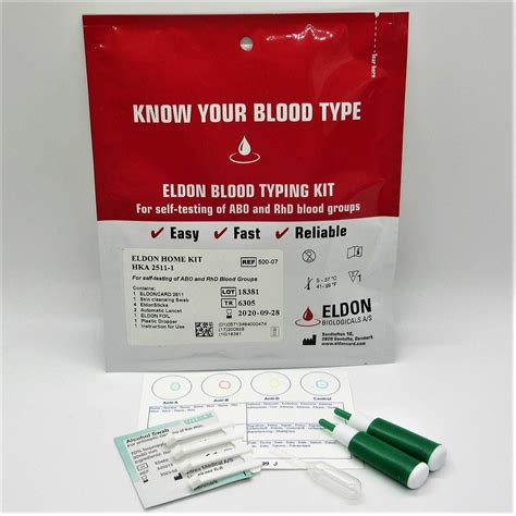 The Best Eldoncard Home Blood Group Testing Kits – Your Best Life
