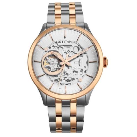 Titan Metal Mechanicals Silver Dial Watch - 90140KM01 – KRISHNA WATCH ...