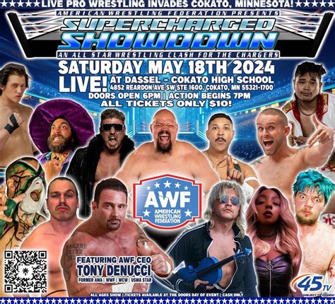 AWF SUPERCHARGED SHOWDOWN | LIVE PRO WRESTLING @ DASSEL-COKATO HIGH ...