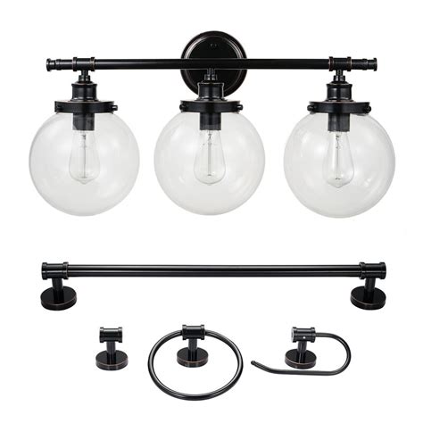 Longshore Tides Grammer 5 Piece Dimmable Oil Rubbed Bronze Vanity Light ...