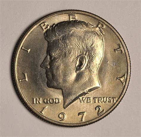 1972 Kennedy Half Dollar MS-64 (Near Gem) - For Sale, Buy Now Online ...