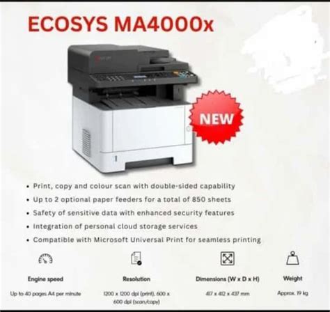 Kyocera Xerox copy machine - Kyocera 4000x Printer MULTIFUNCTION Trader ...