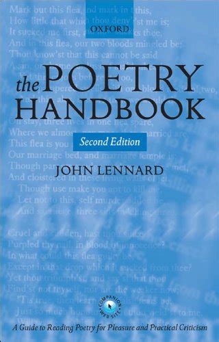 The Poetry Handbook eBook : Lennard, John: Amazon.in: Kindle Store
