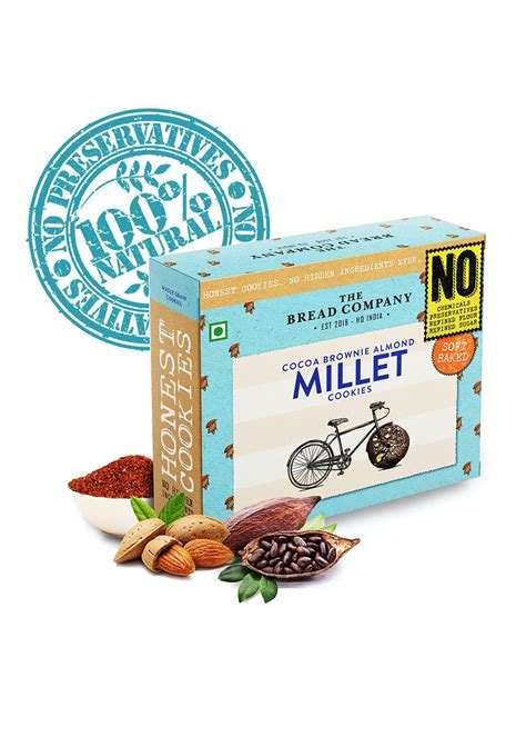 Get Cocoa Brownie Almond Millet Cookies (100% chemical, Refined flour ...