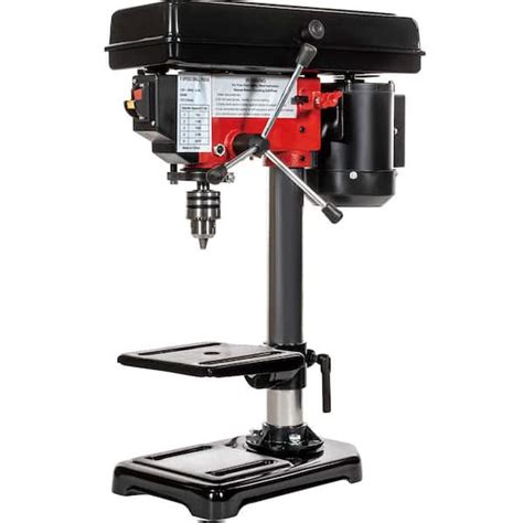 Buy 8 in. Stationary Benchtop 5-Speed Wood Workbench Drill Press ...