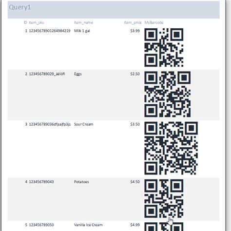 Image result for Access Query to Change Code to Text