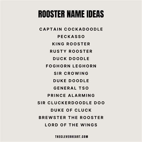 150 Funny Chicken Name Puns (Names for Your Flock) - The Clever Heart
