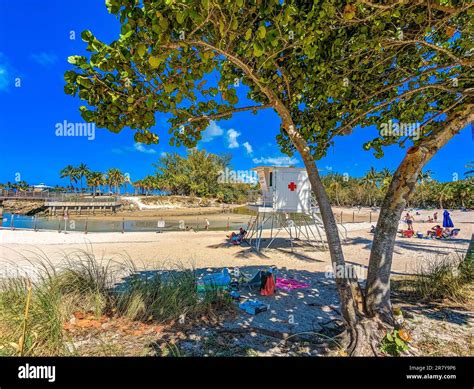 DuBois Park, Jupiter Beach and inlet, areal views, Florida, USA Stock ...