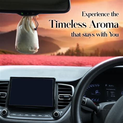 Allextreme Hanging Husk Bag Car Perfume Scent - Rare Rose Fragrance for ...