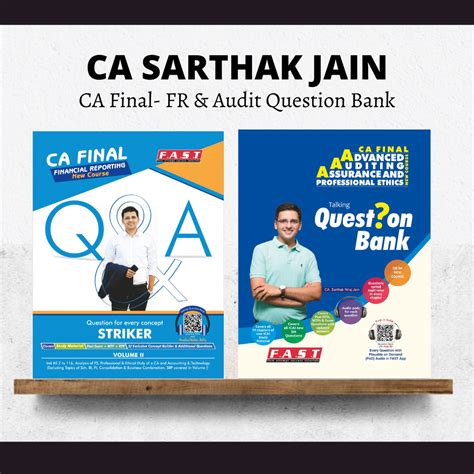 CA Final FR & Audit | Question Bank By CA Sarthak Jain | For Nov 24 Ex ...