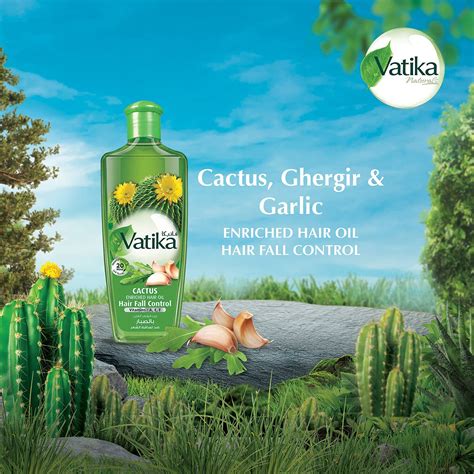 Vatika Naturals Cactus Enriched Hair Oil 300ml – Beauty Mind ll Beauty ...