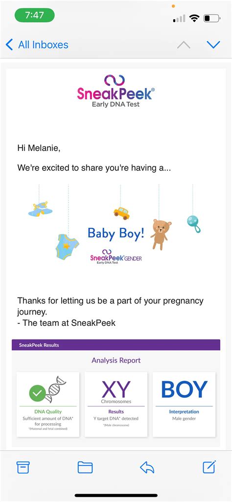 Sneak peek Clinical test | BabyCenter