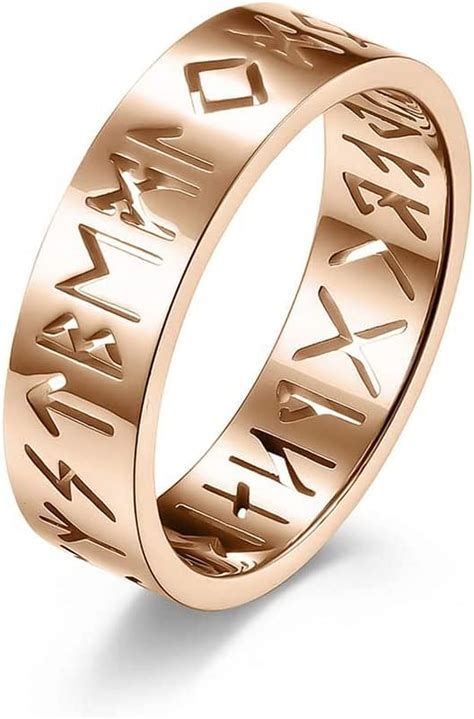 Buy YABEME Viking Celtic Runes Rings for Men, Norse Mythology Stainless ...